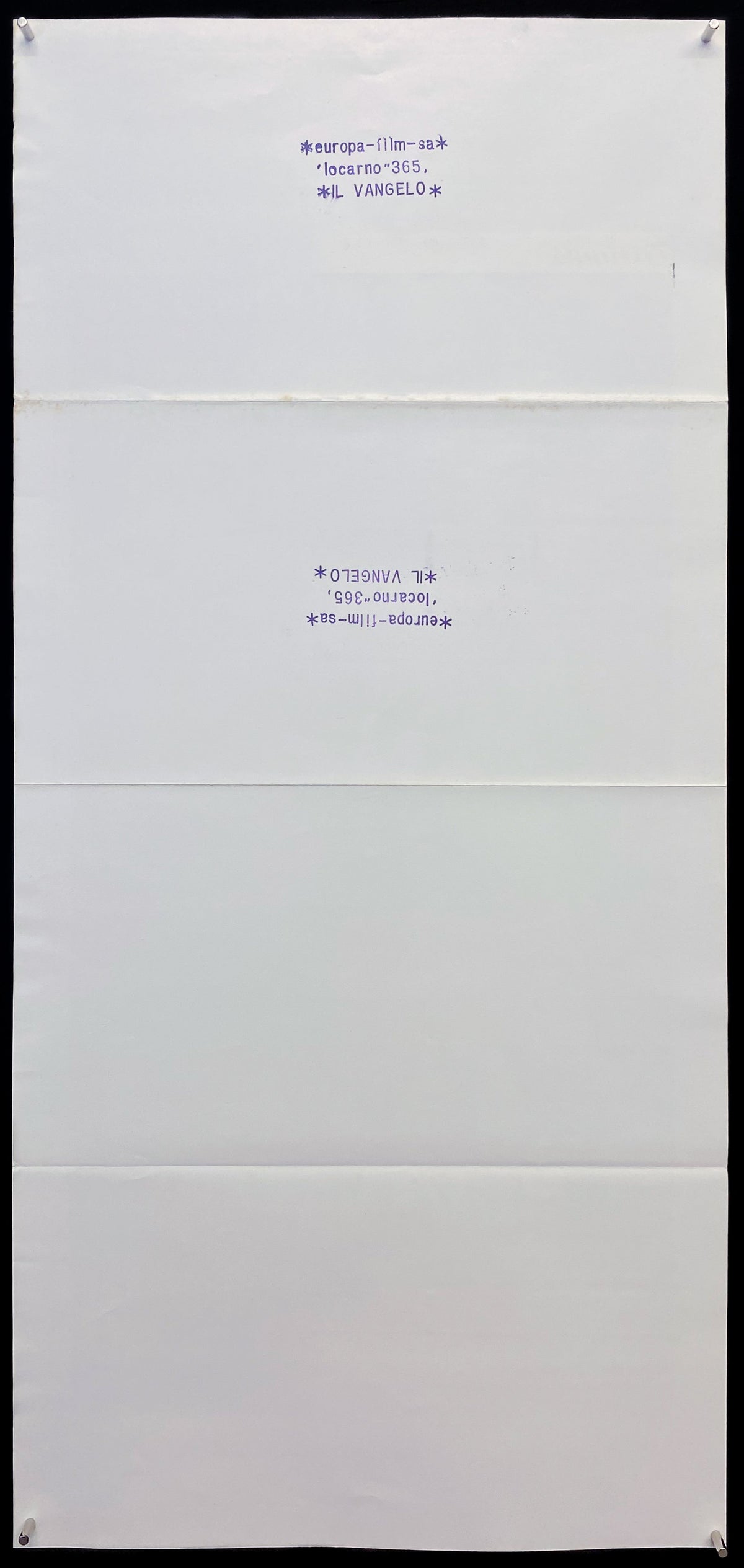 The Gospel According to St Matthew Original Vintage Movie Poster