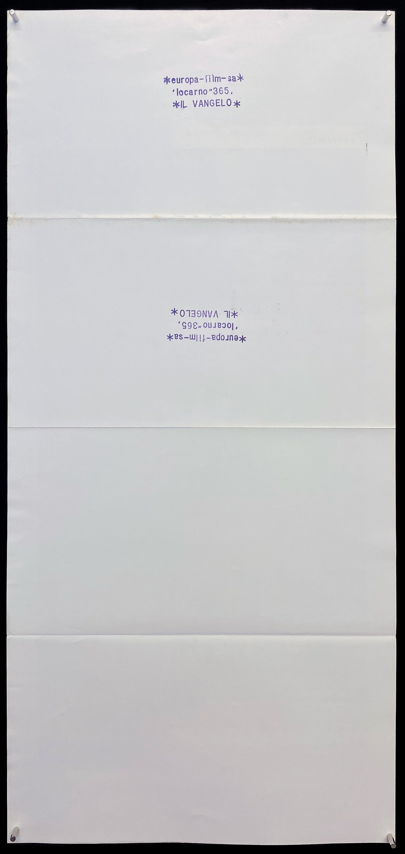 The Gospel According to St Matthew Original Vintage Movie Poster