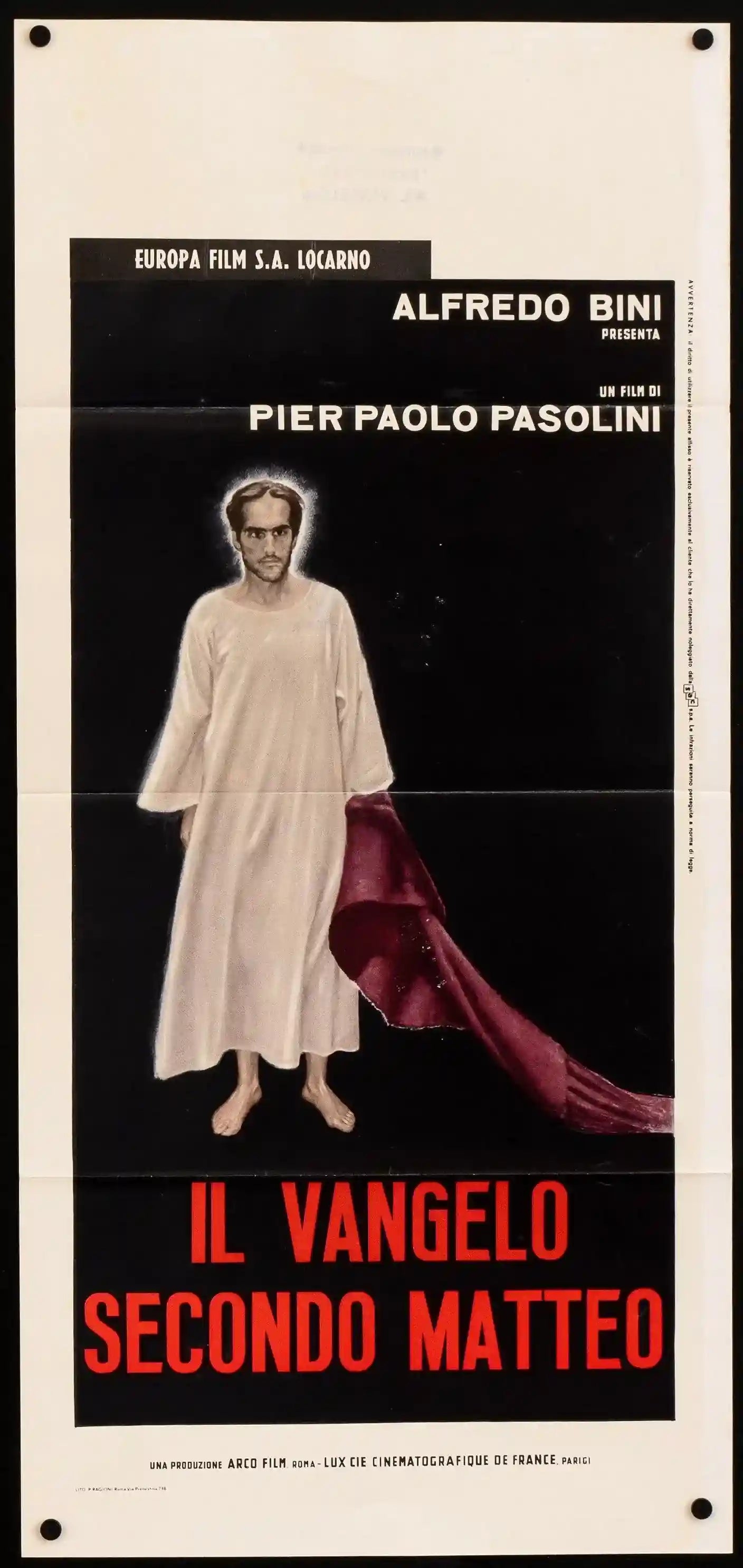 The Gospel According to St Matthew Original Vintage Movie Poster
