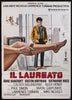 The Graduate Italian 2 foglio (39x55) Original Vintage Movie Poster