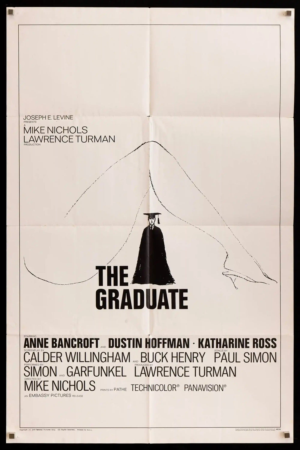 The Graduate Original Vintage Movie Poster