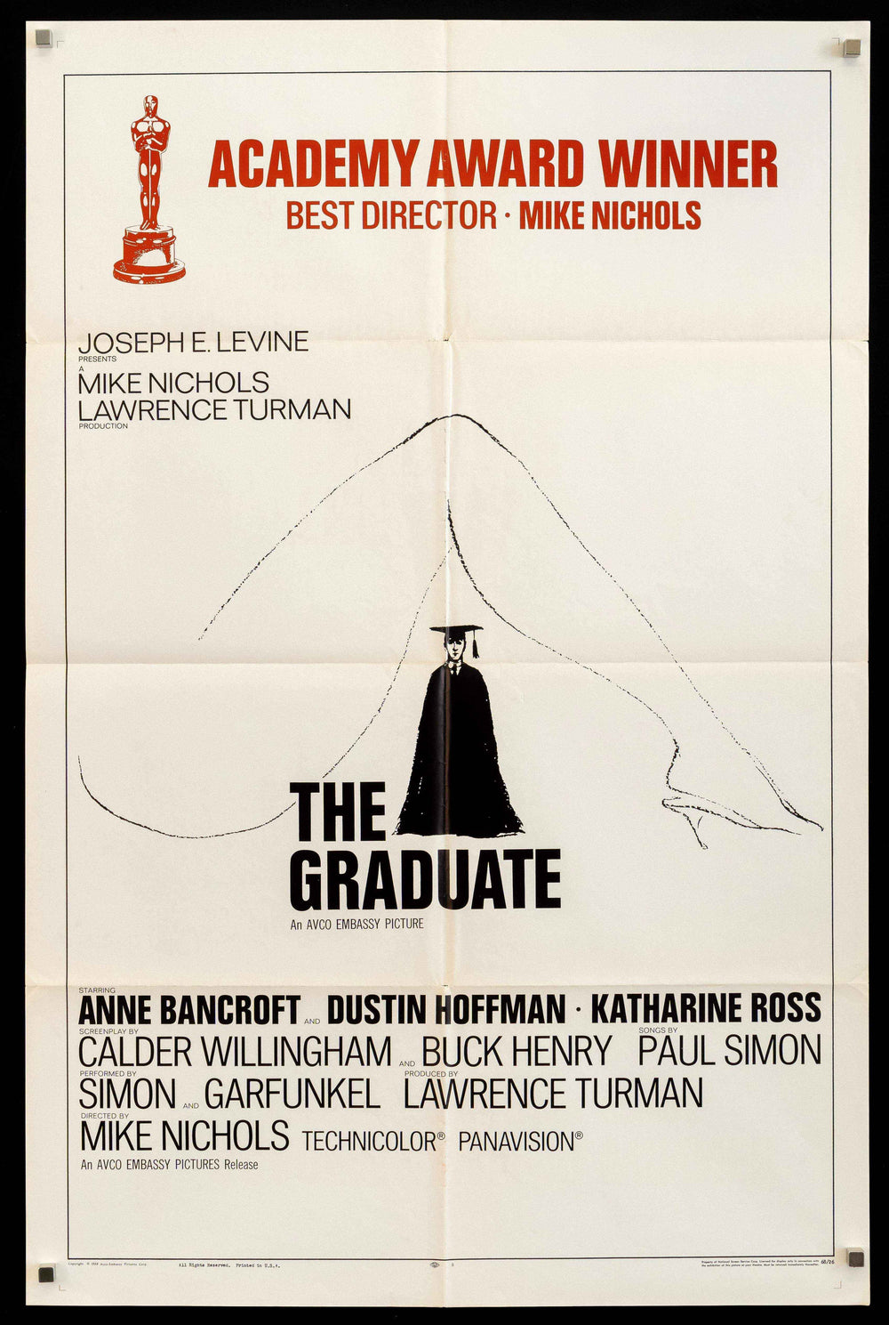 The Graduate Original Vintage Movie Poster
