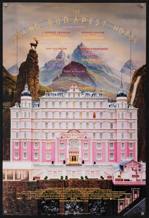 The Grand Budapest Hotel Original Vintage Movie Poster