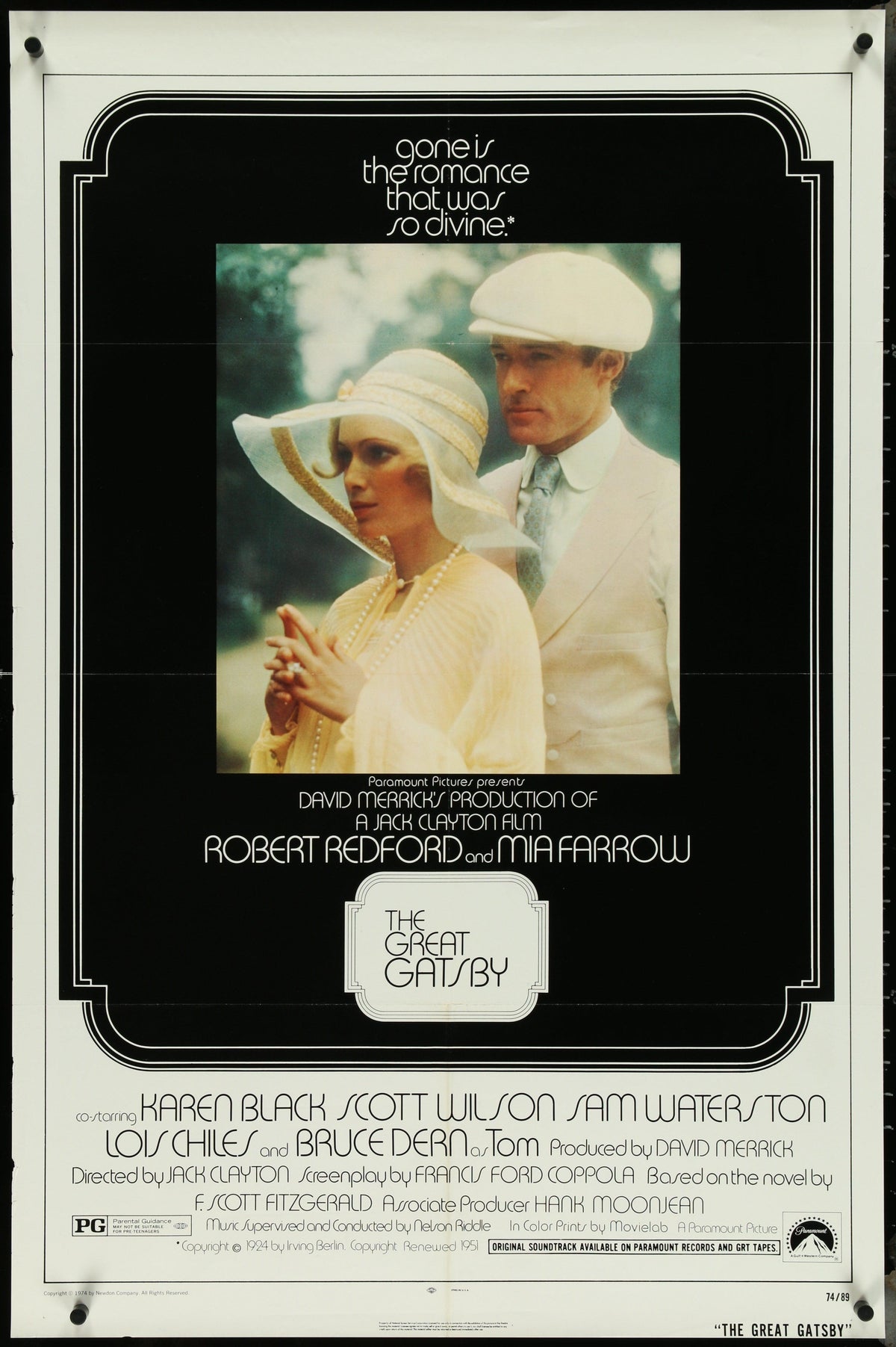 The Great Gatsby Original Vintage Movie Poster