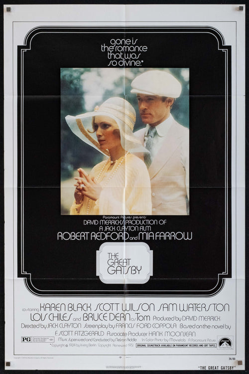 The Great Gatsby Original Vintage Movie Poster
