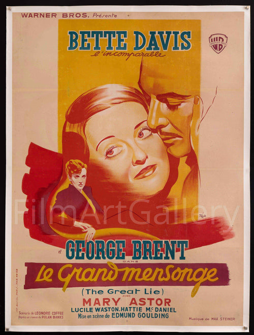 The Great Lie Original Vintage Movie Poster