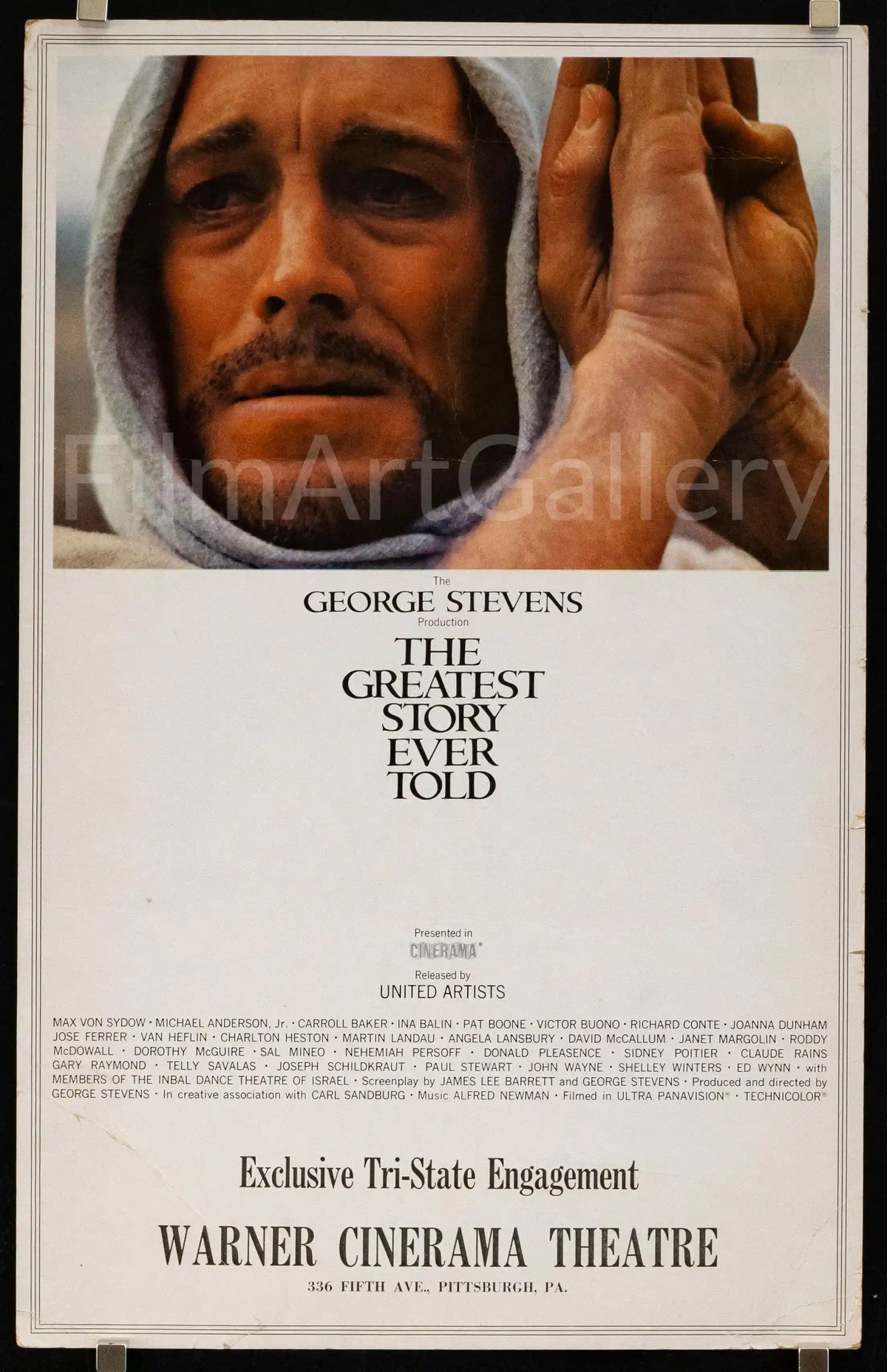 The Greatest Story Ever Told Original Vintage Movie Poster