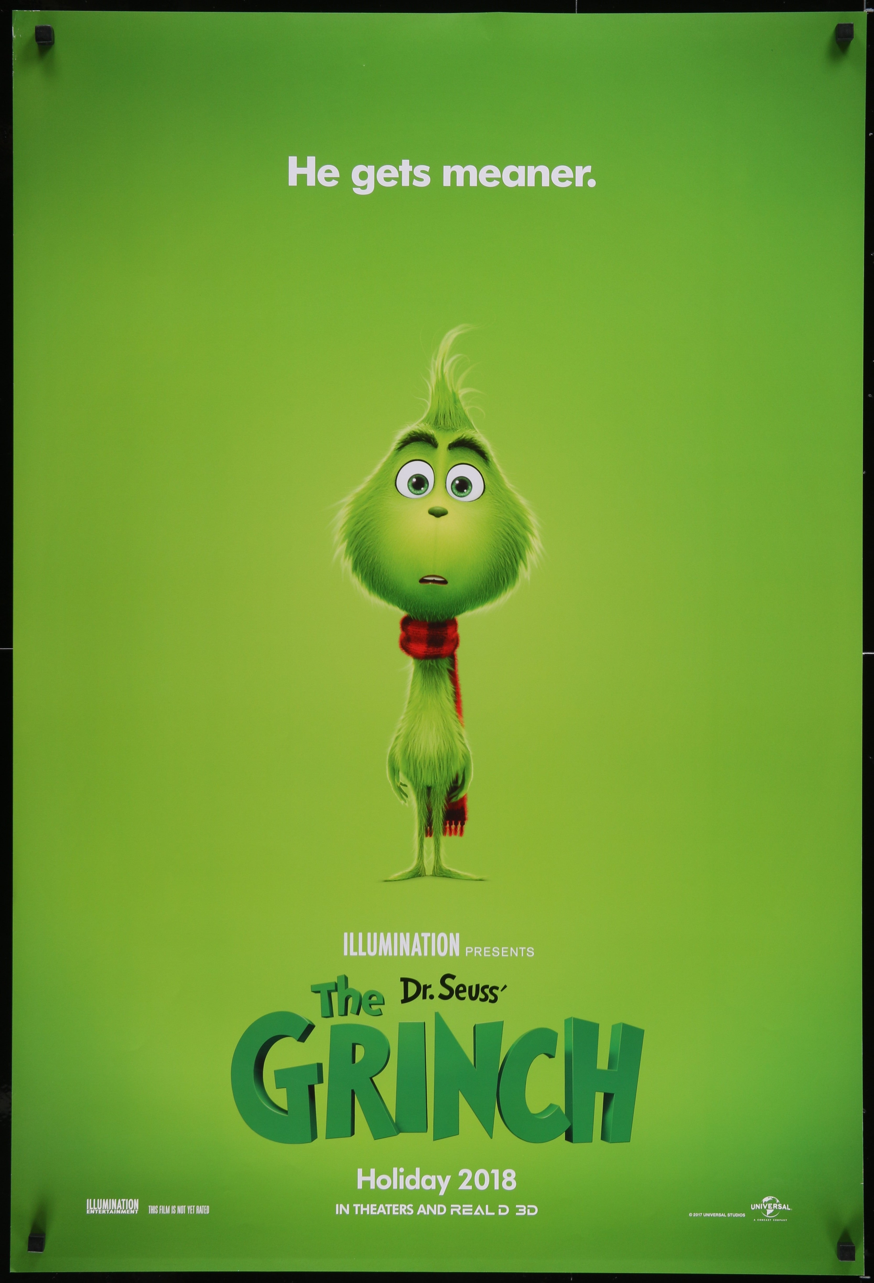 The Grinch Movie Poster 2018 Sheet (27x41) - Main Image