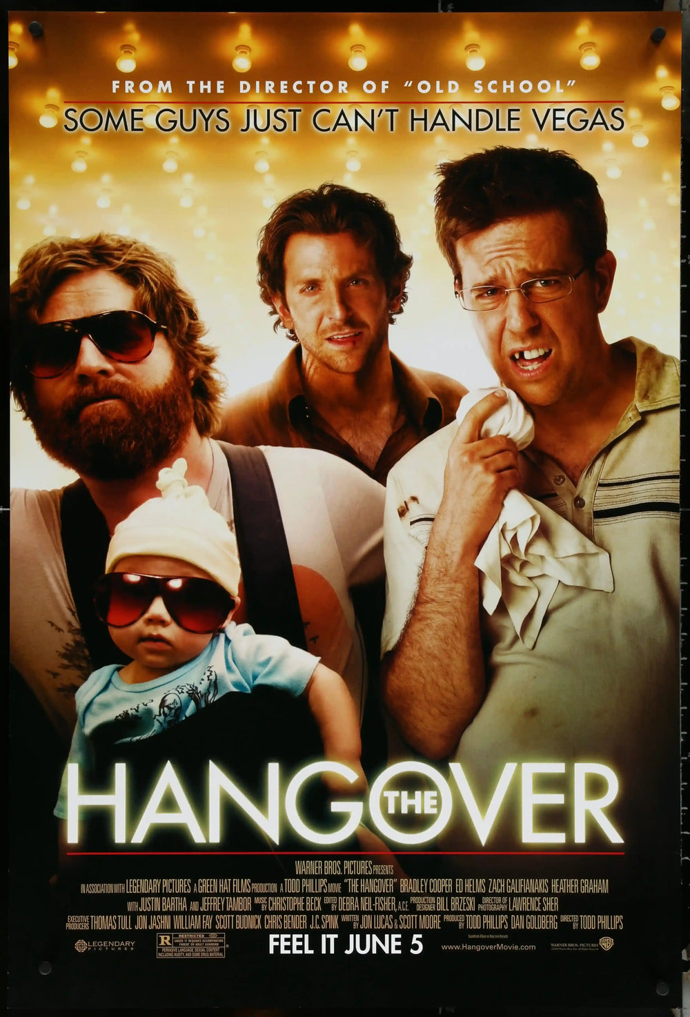 The Hangover Original Vintage Movie Poster