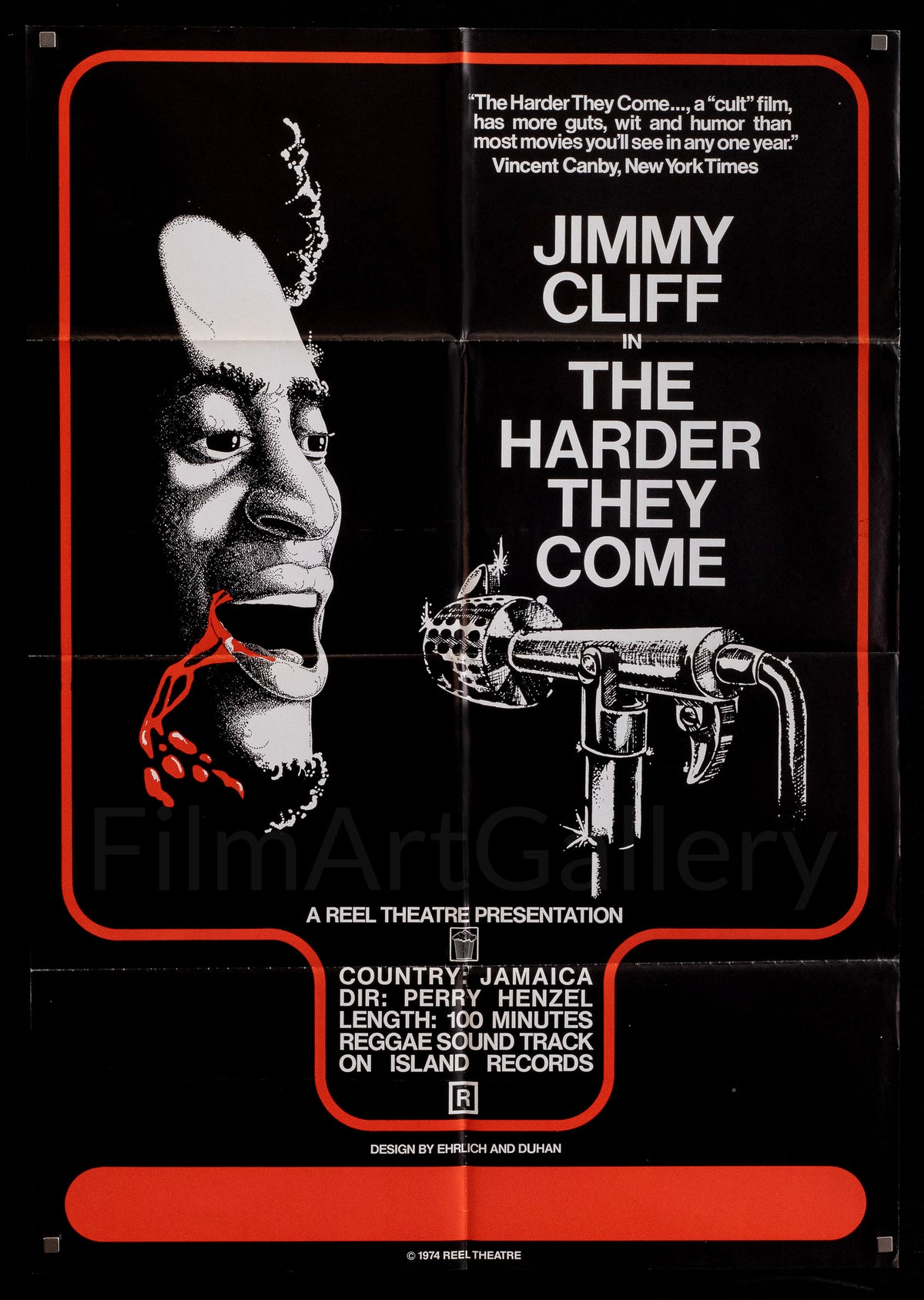 The Harder They Come Original Vintage Movie Poster