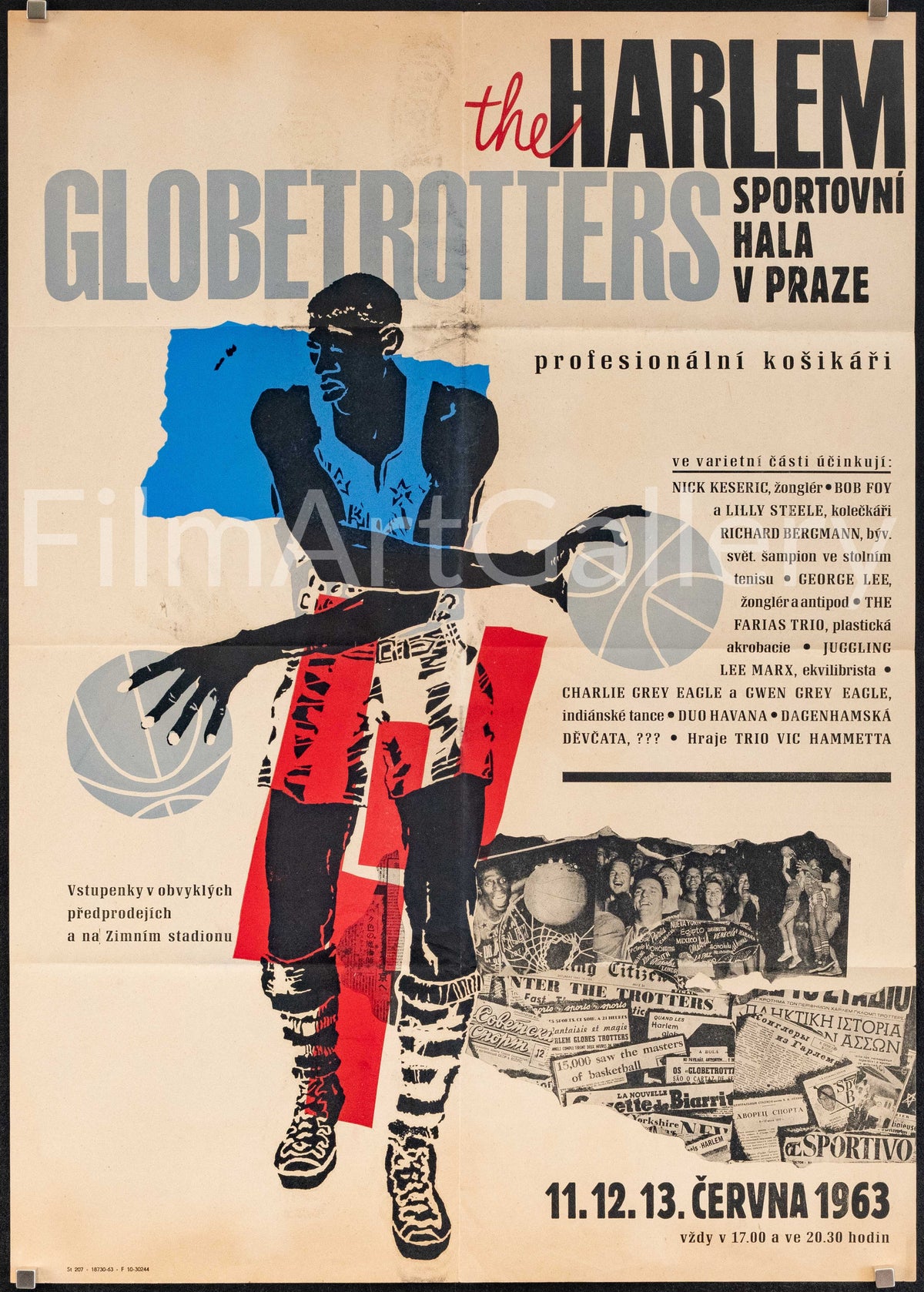 The Harlem Globetrotters Original Vintage Movie Poster