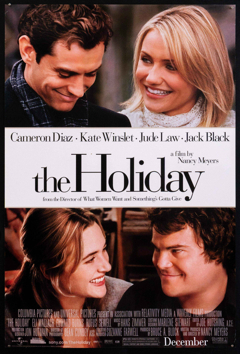 The Holiday Original Vintage Movie Poster