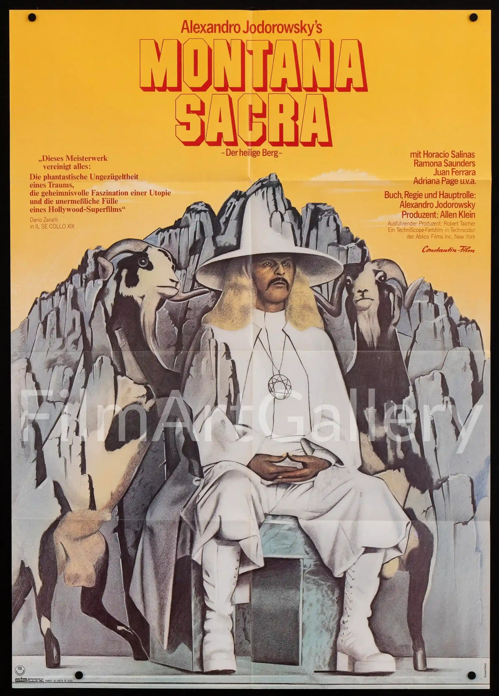 The Holy Mountain Original Vintage Movie Poster