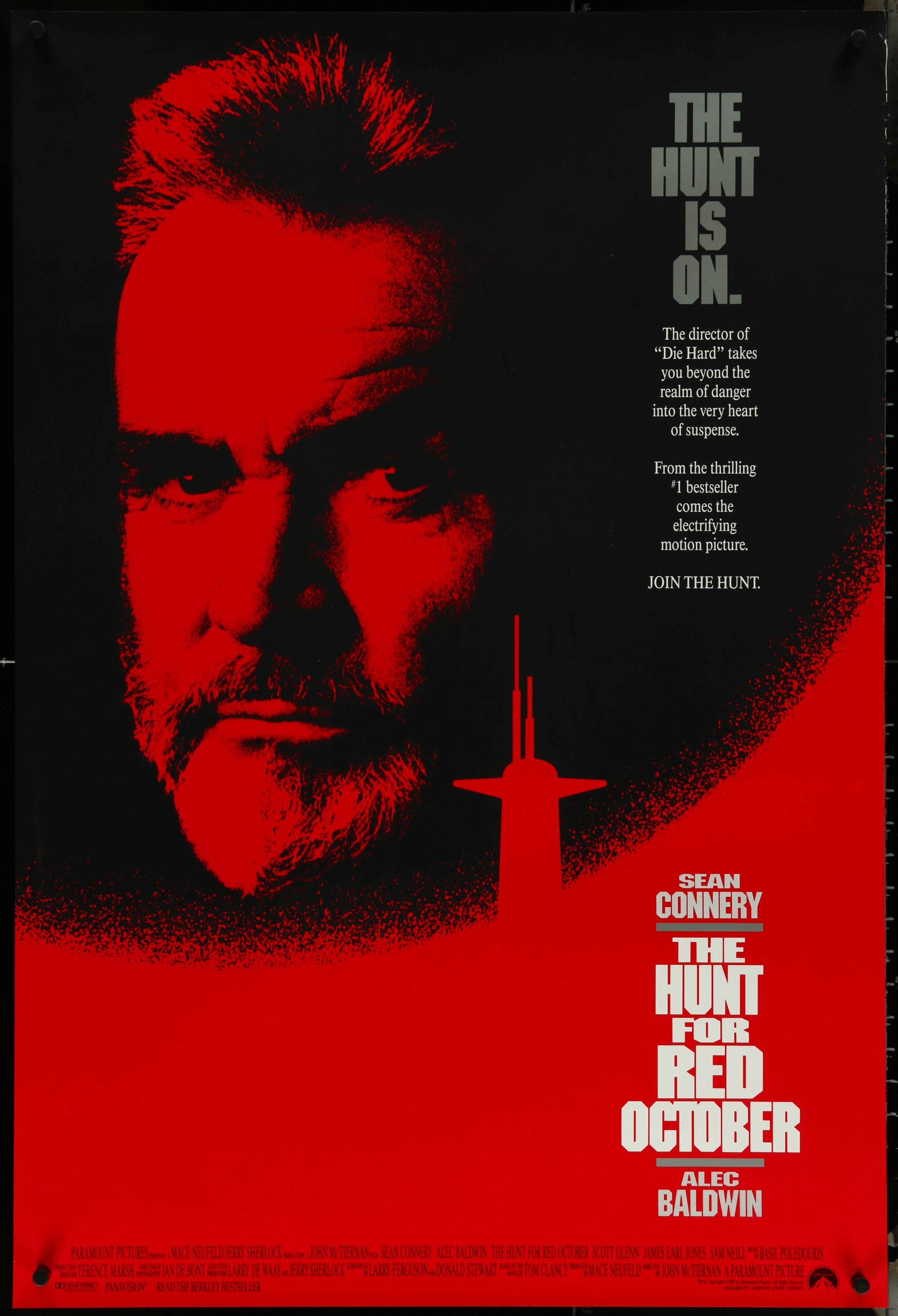The Hunt for Red October Movie Poster 1990 1 Sheet (27x41)