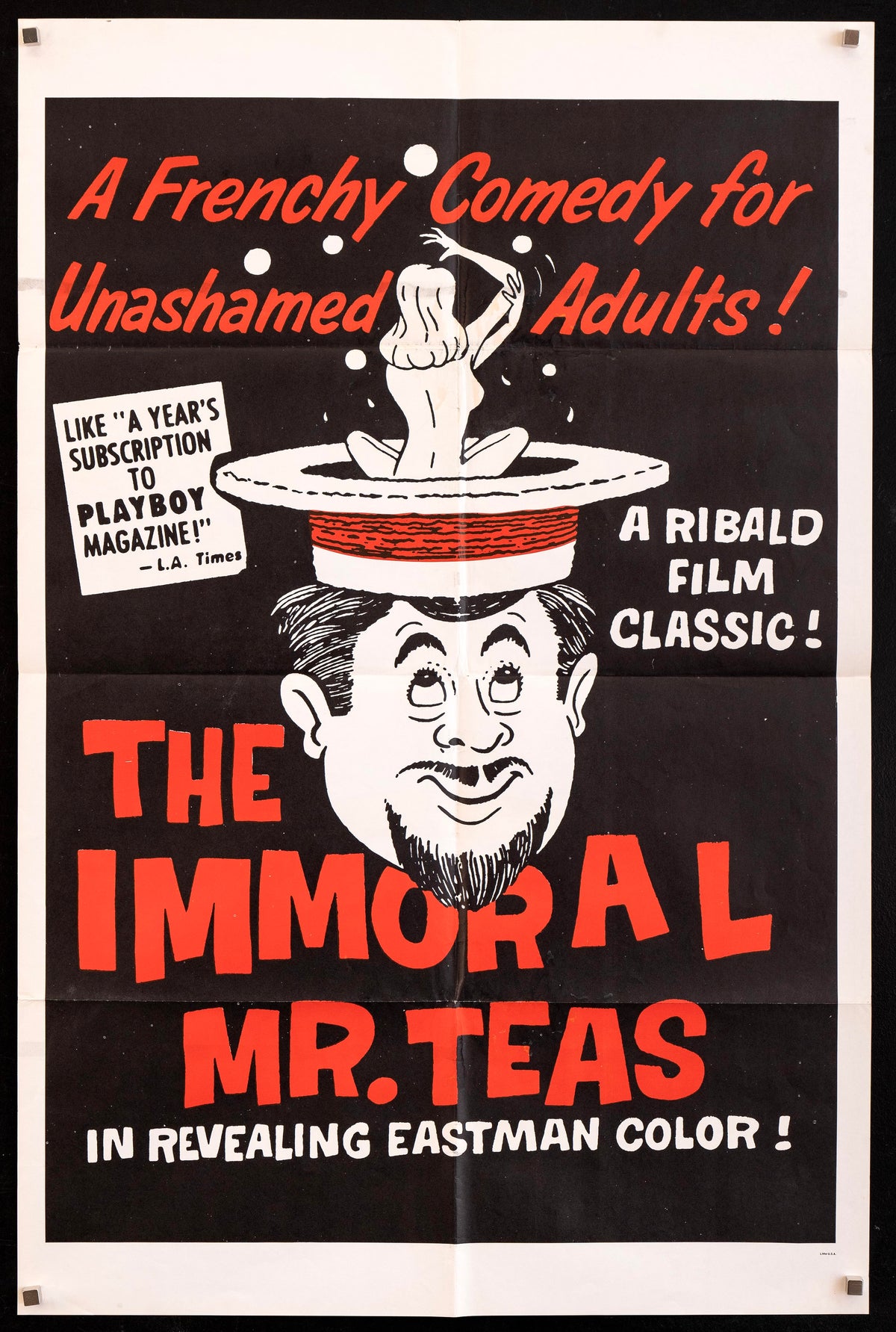 The Immoral Mr. Teas 1 Sheet (27x41) Original Vintage Movie Poster