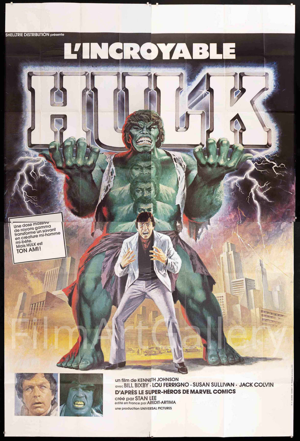 The Incredible Hulk: The Movie Original Vintage Movie Poster