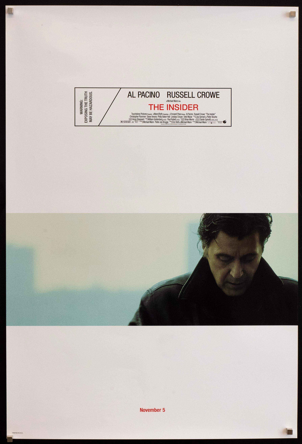 The Insider Original Vintage Movie Poster