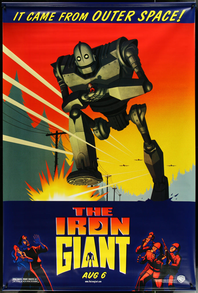 The Iron Giant 48x72 Original Vintage Movie Poster