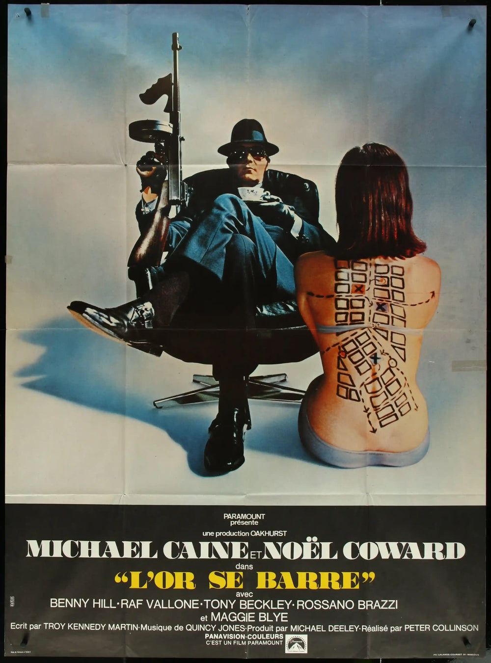 The Italian Job Original Vintage Movie Poster