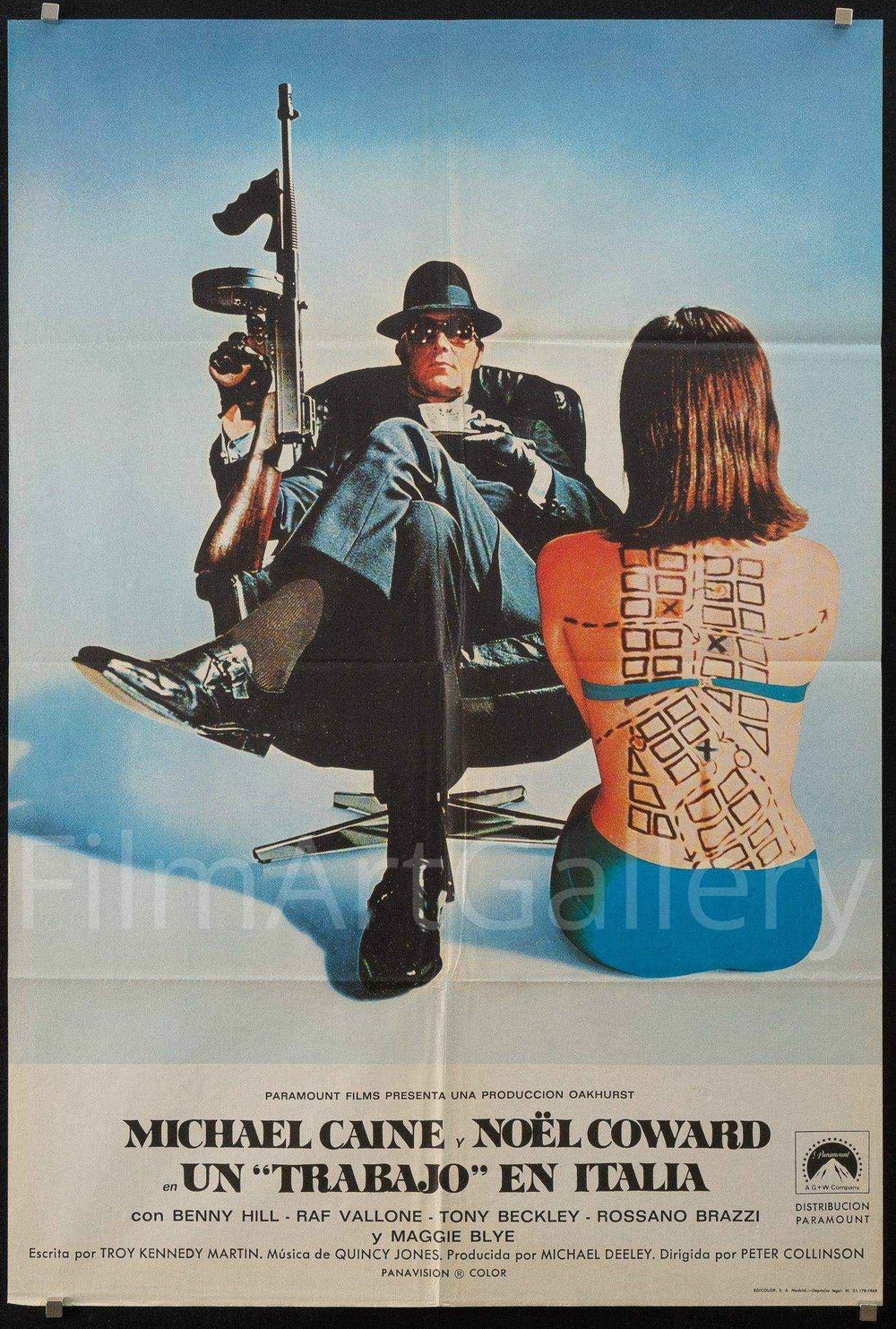 The Italian Job Original Vintage Movie Poster