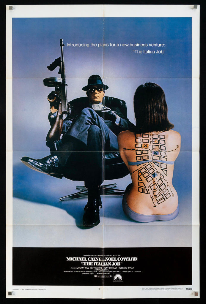 The Italian Job Original Vintage Movie Poster