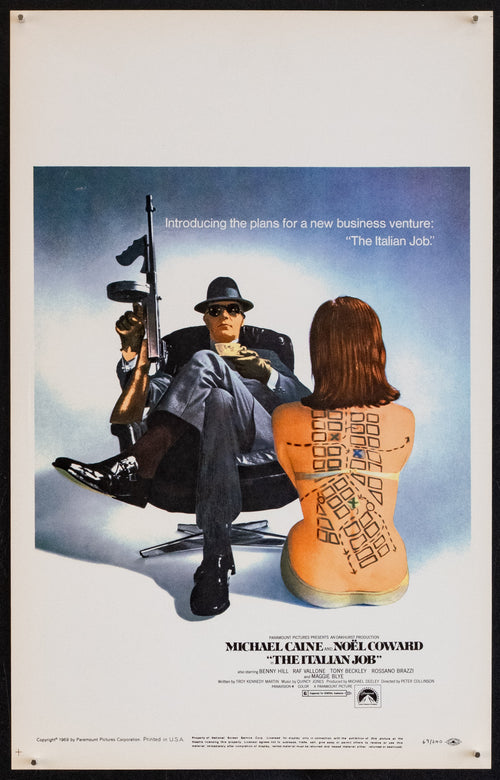 The Italian Job Original Vintage Movie Poster
