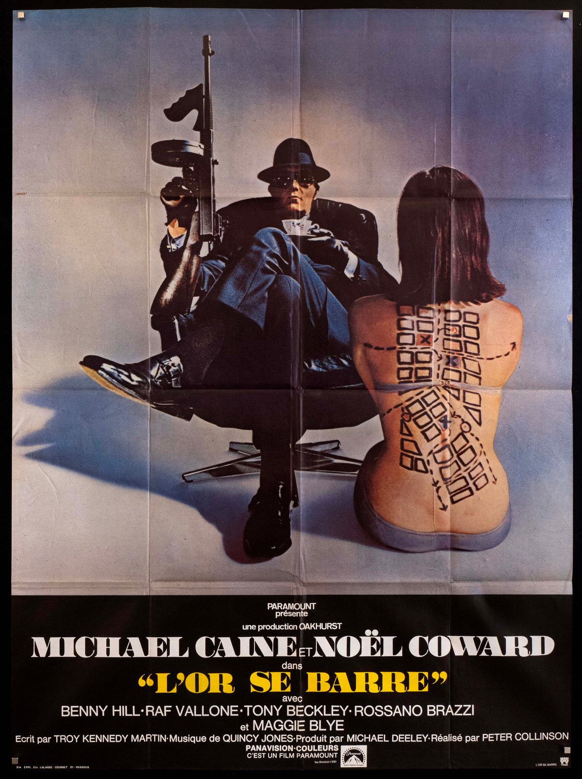 The Italian Job Original Vintage Movie Poster