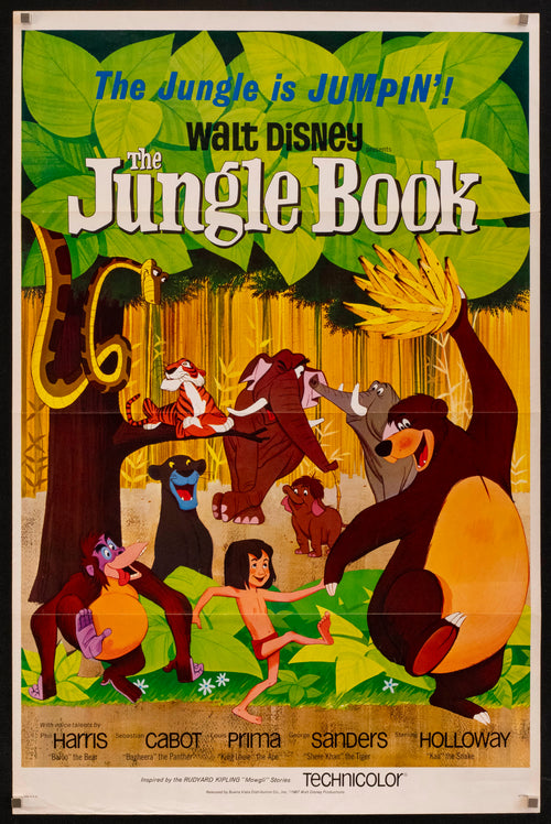 The Jungle Book Original Vintage Movie Poster