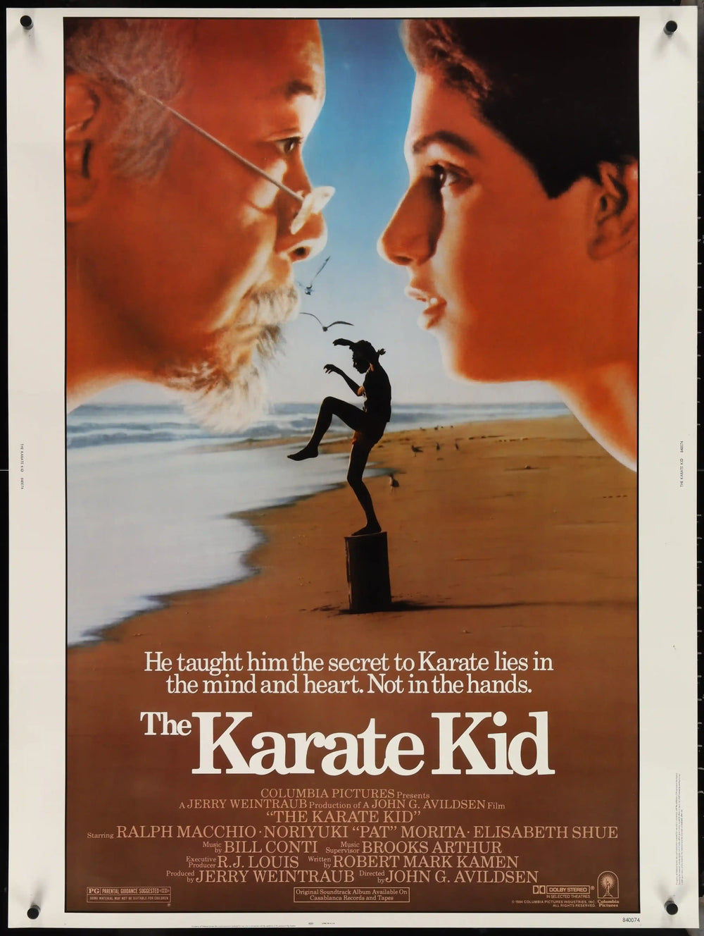 The Karate Kid Original Vintage Movie Poster