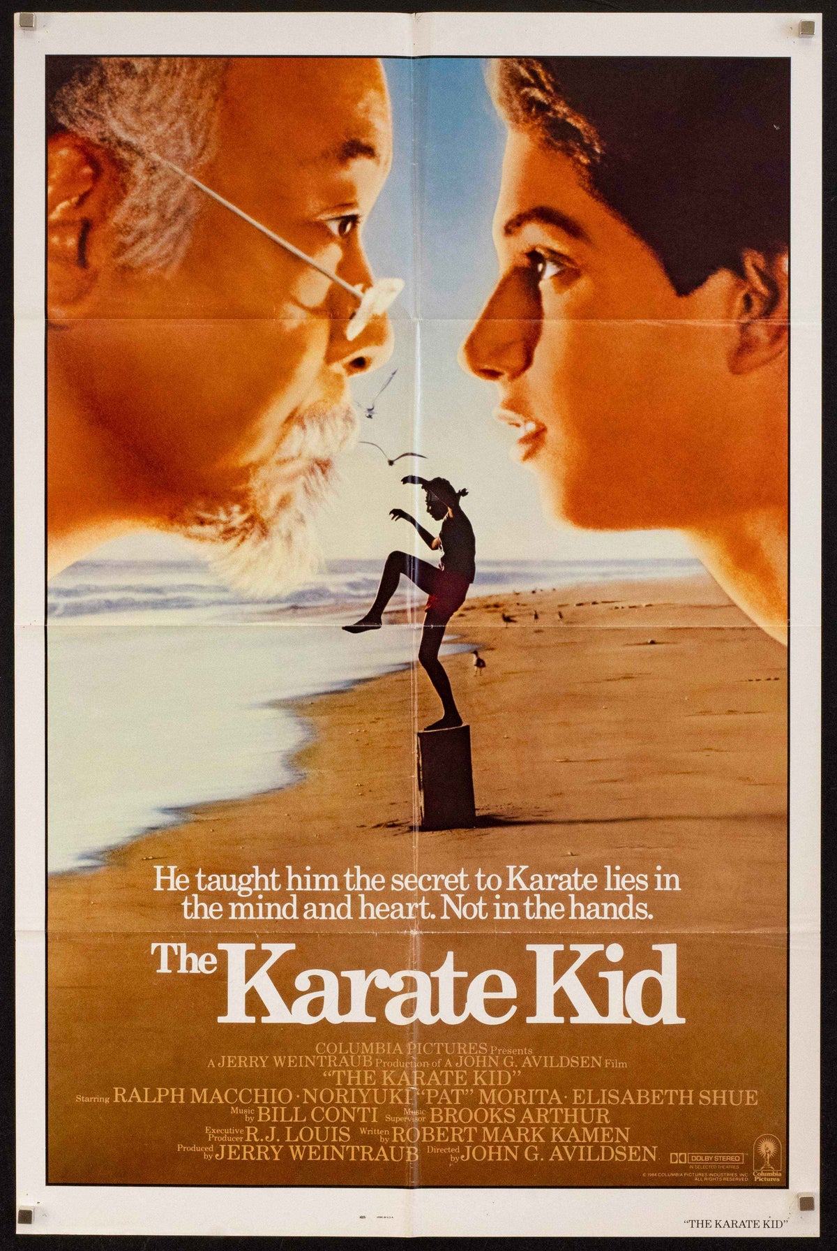 The Karate Kid Original Vintage Movie Poster
