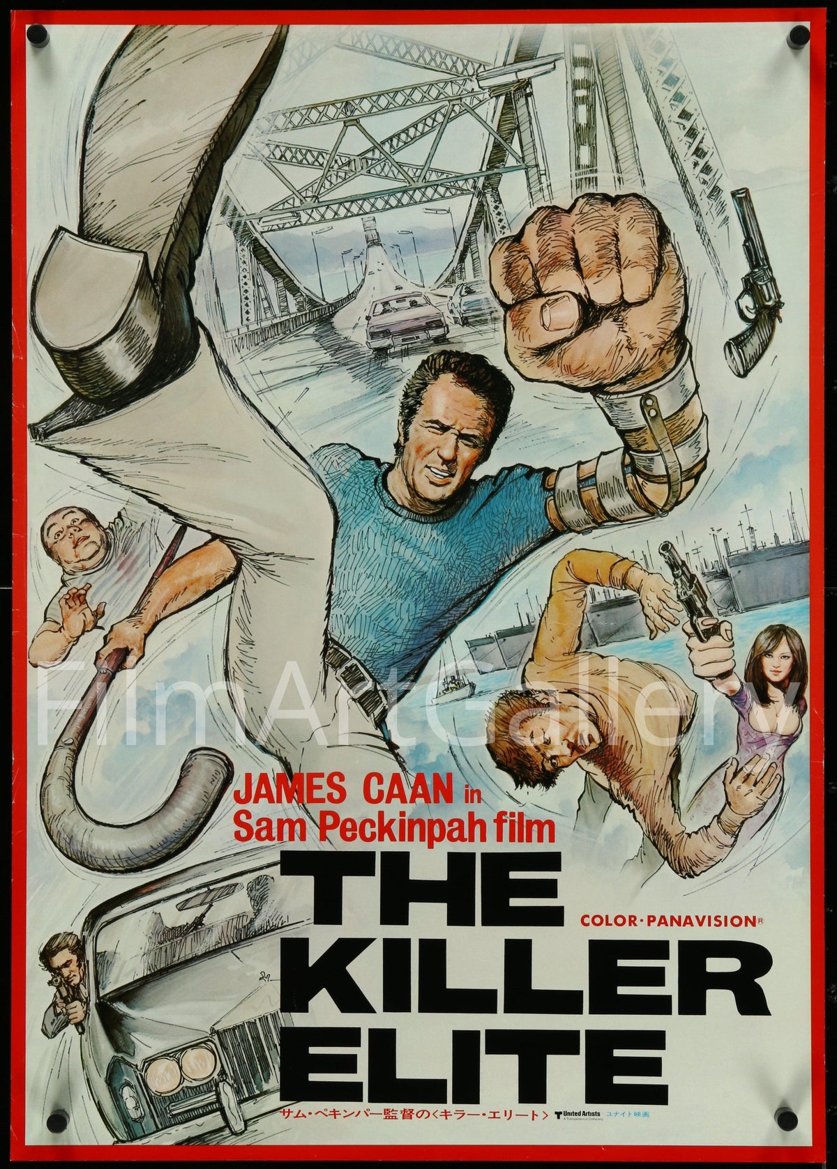 The Killer Elite Original Vintage Movie Poster