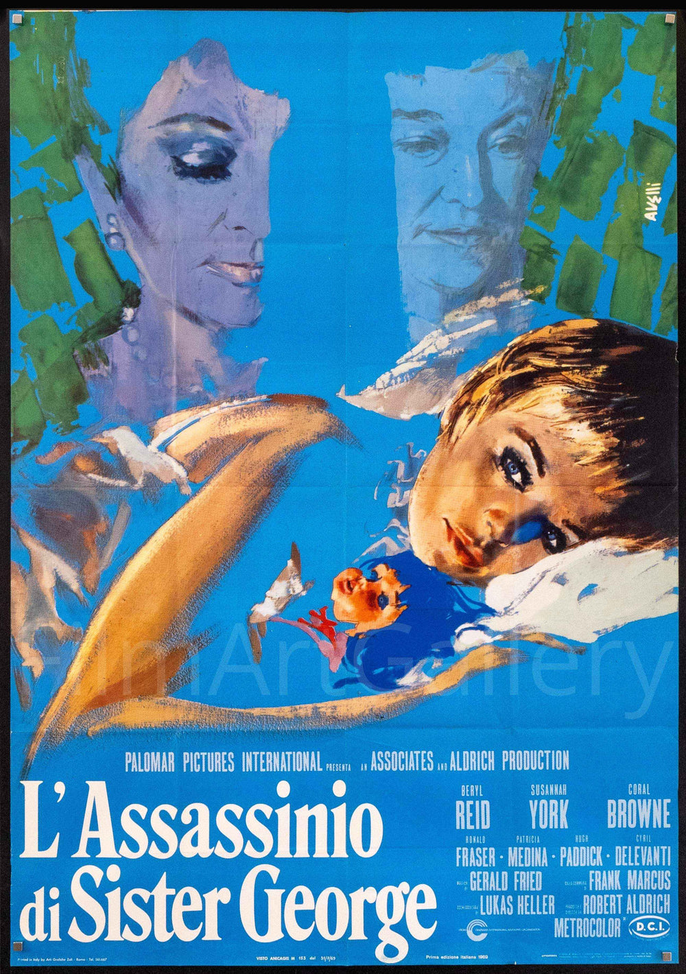 The Killing of Sister George Original Vintage Movie Poster
