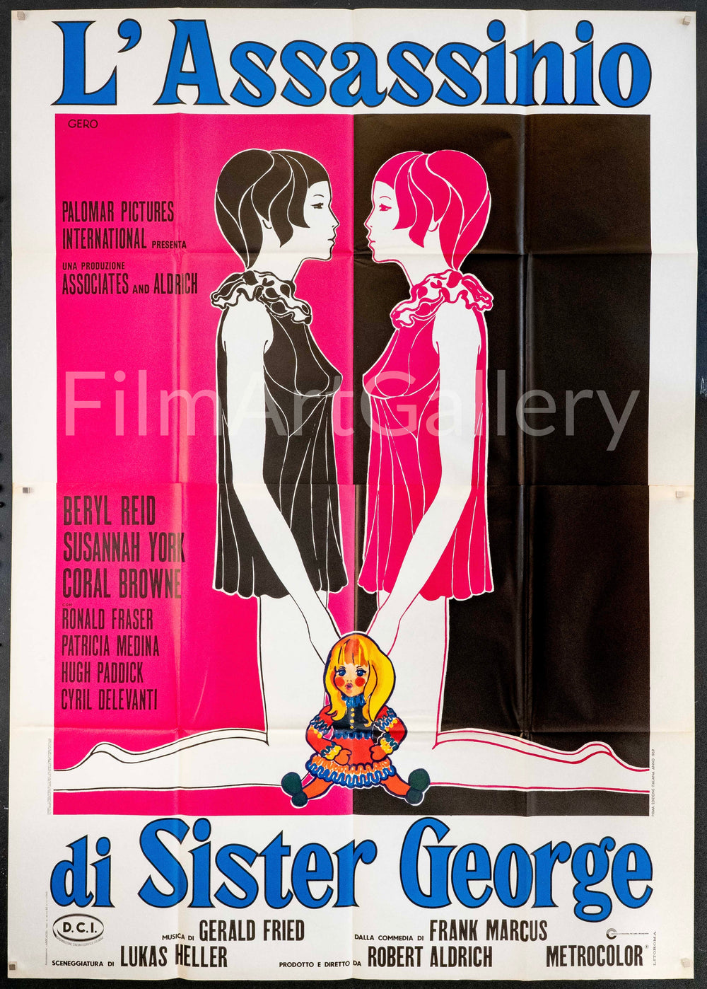 The Killing of Sister George Original Vintage Movie Poster
