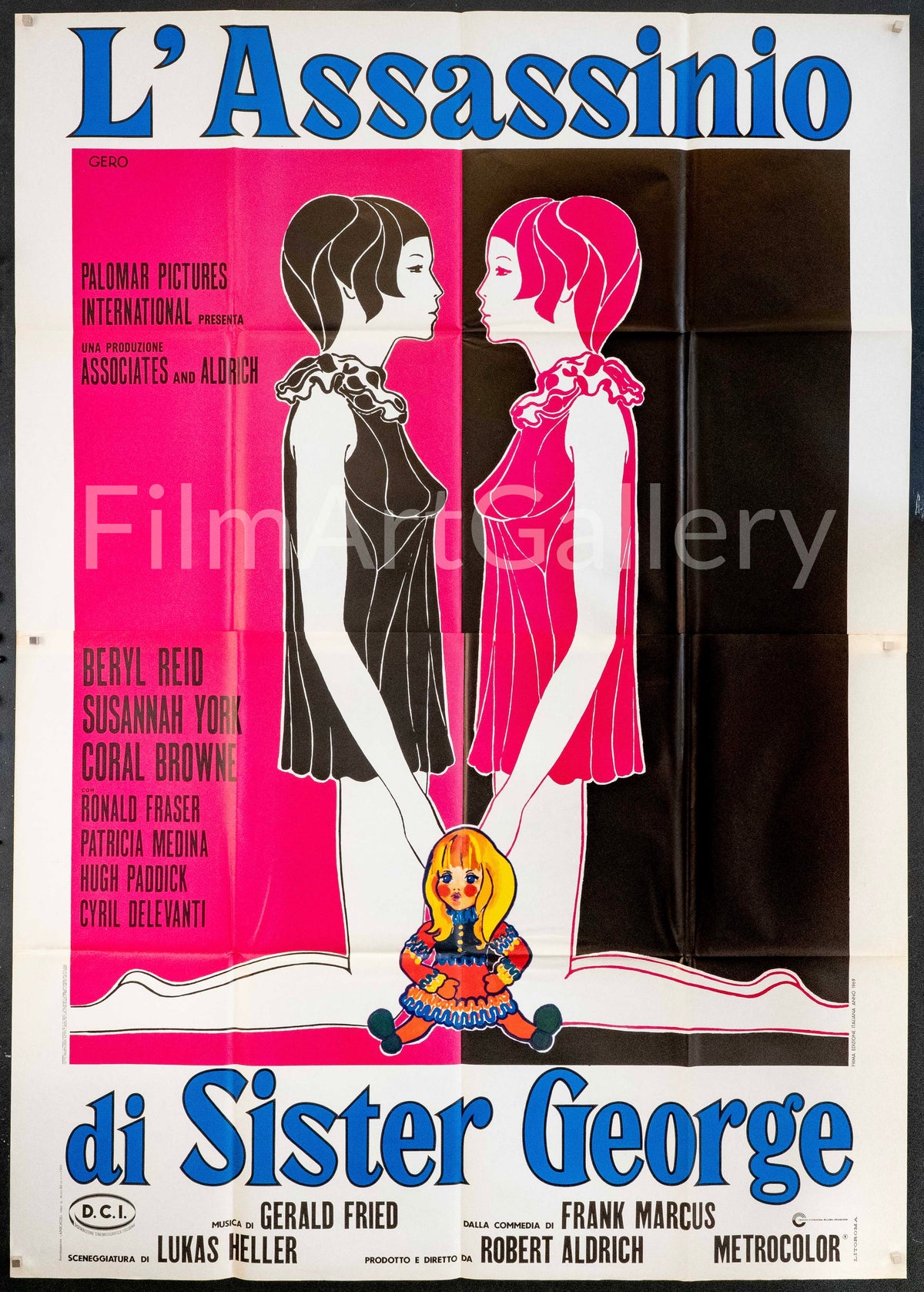 The Killing of Sister George Original Vintage Movie Poster