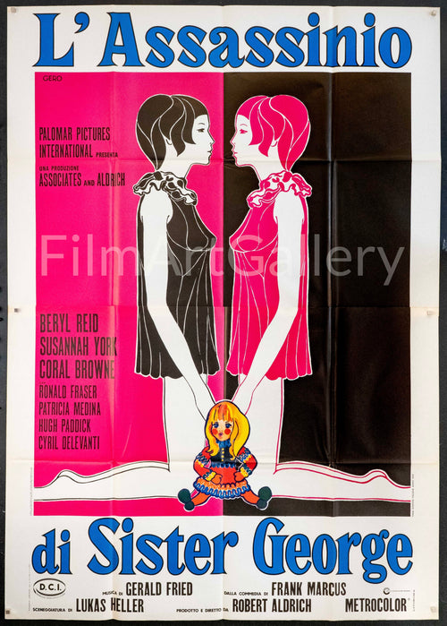 The Killing of Sister George Original Vintage Movie Poster