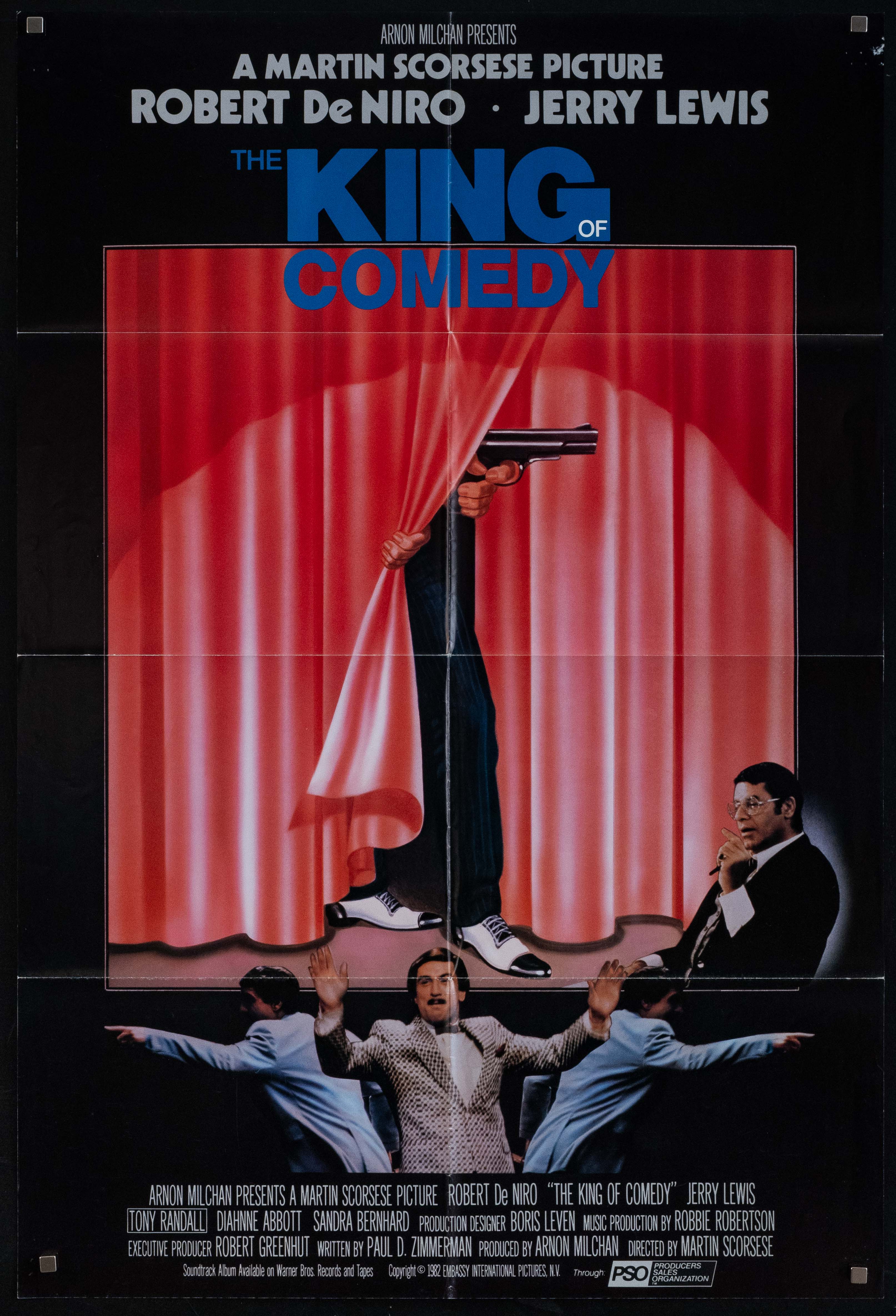 The King of Comedy Movie Poster 1983 1 Sheet (27x41)