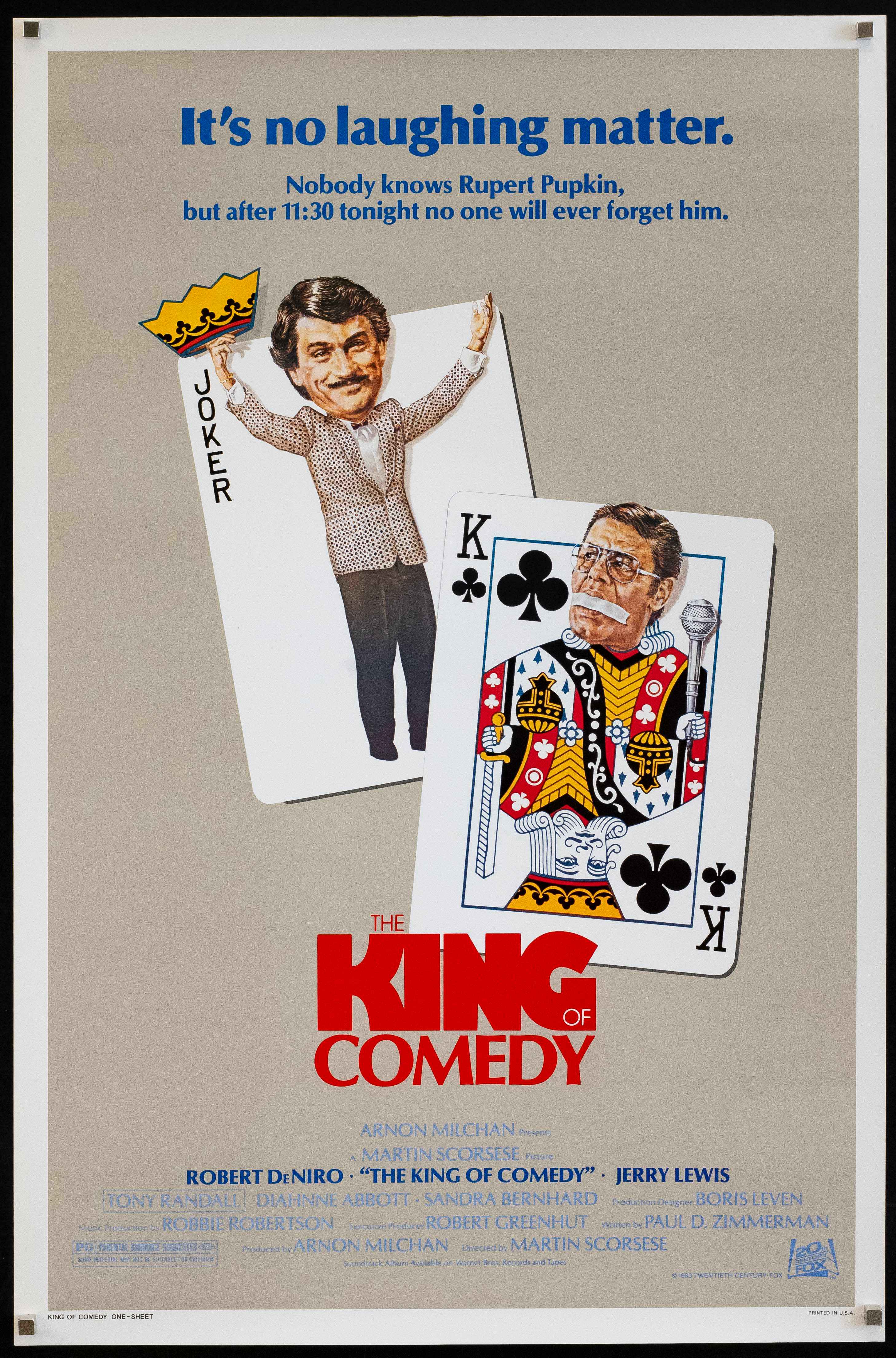 The King of Comedy Movie Poster 1983 1 Sheet (27x41)