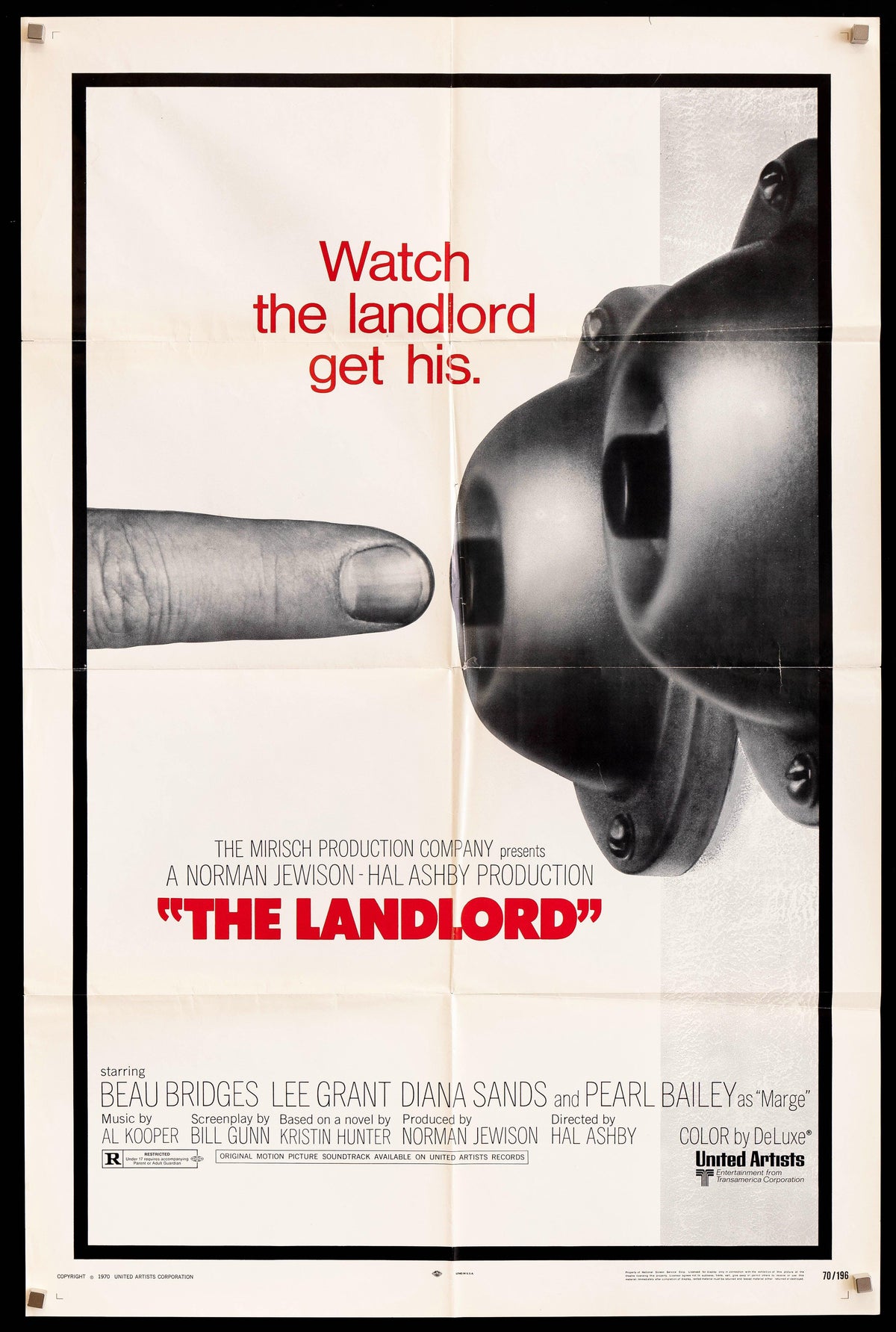 The Landlord 1 Sheet (27x41) Original Vintage Movie Poster