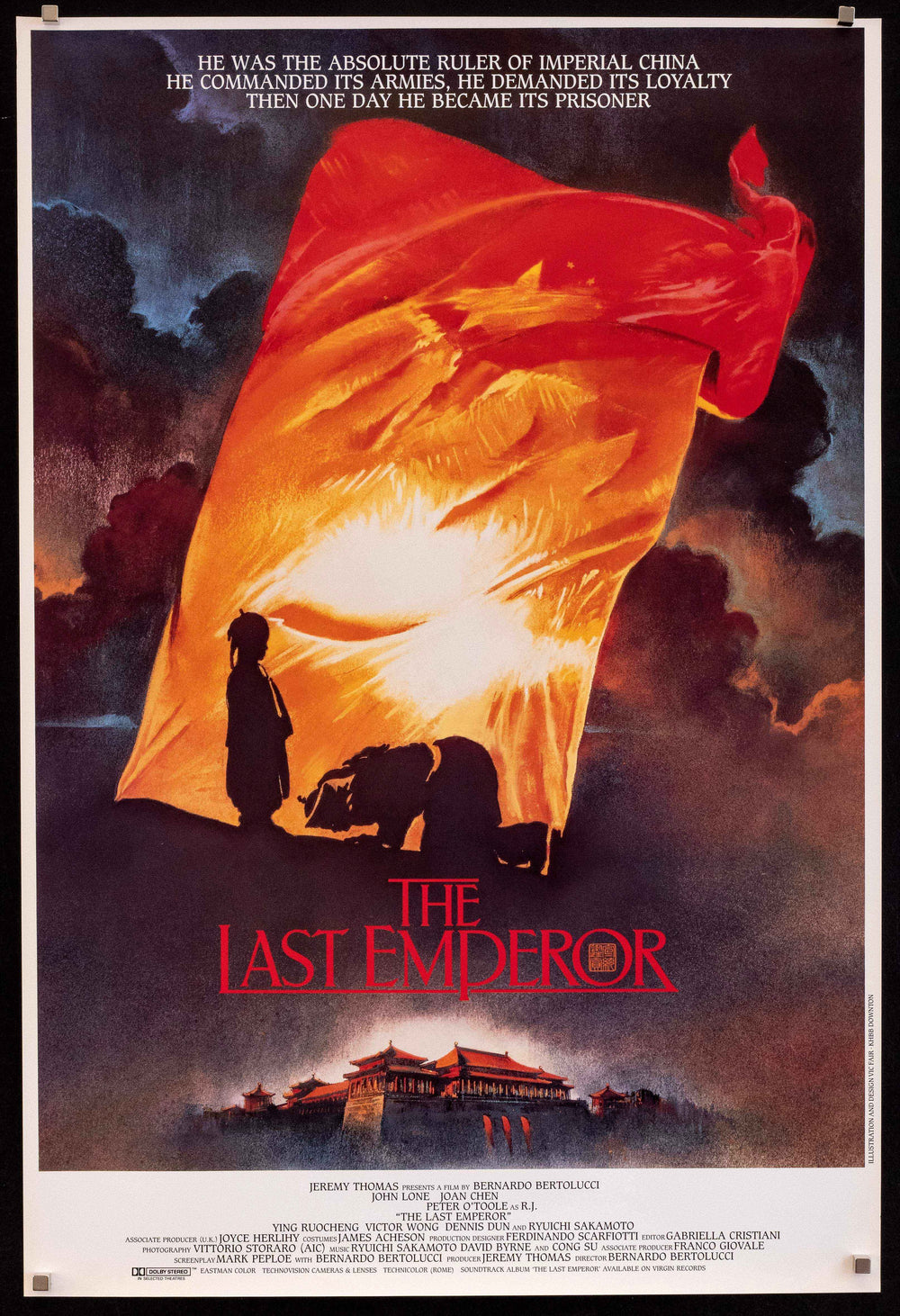 The Last Emperor Original Vintage Movie Poster