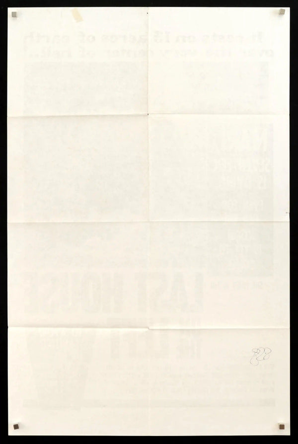The Last House on the Left Original Vintage Movie Poster