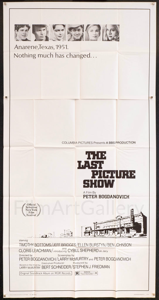 The Last Picture Show Original Vintage Movie Poster