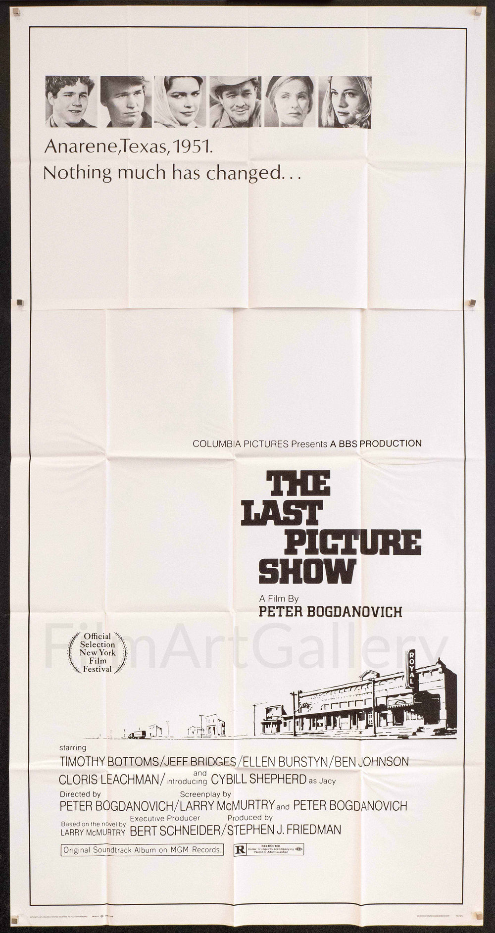 The Last Picture Show Original Vintage Movie Poster