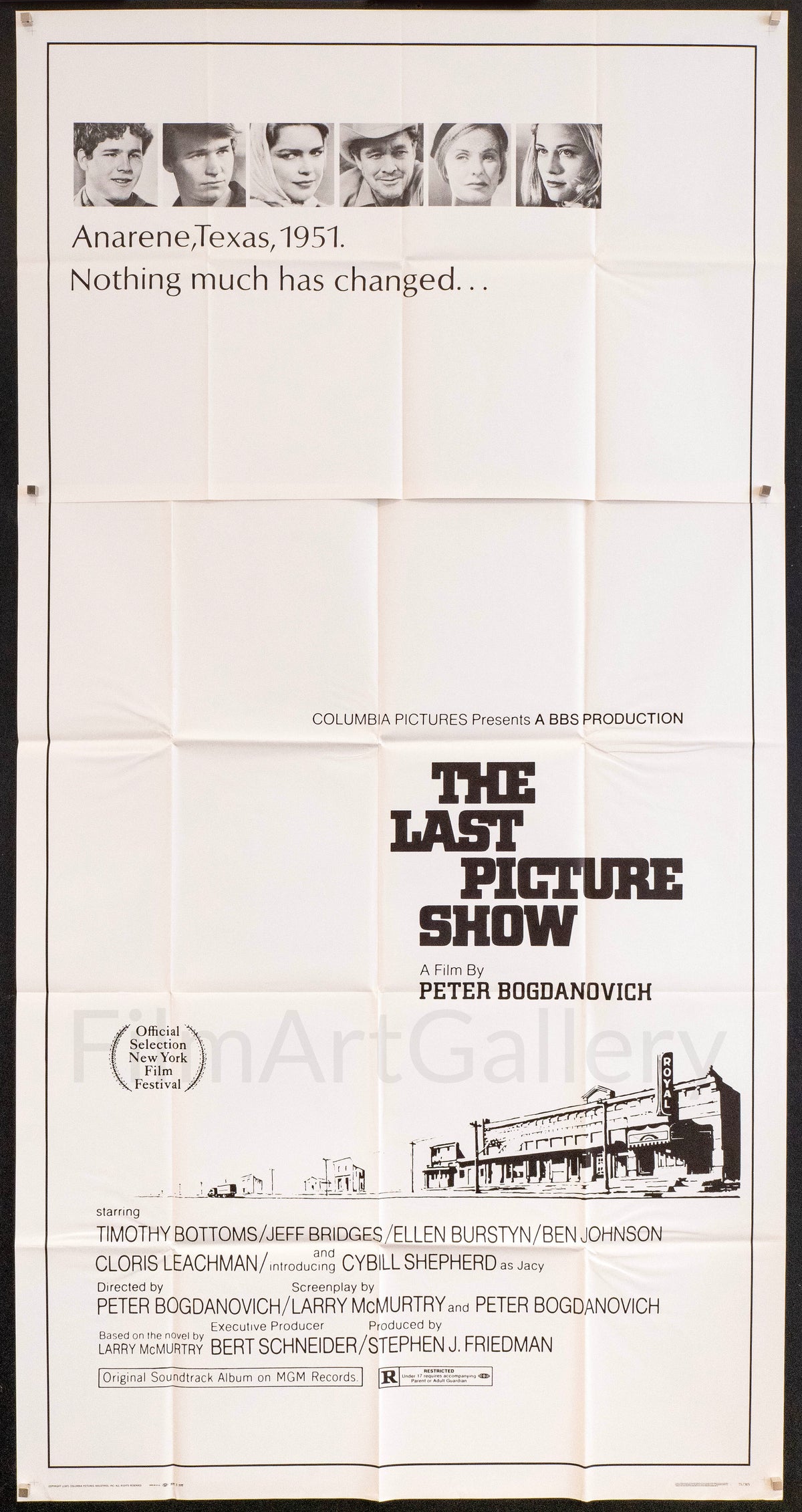 The Last Picture Show Original Vintage Movie Poster
