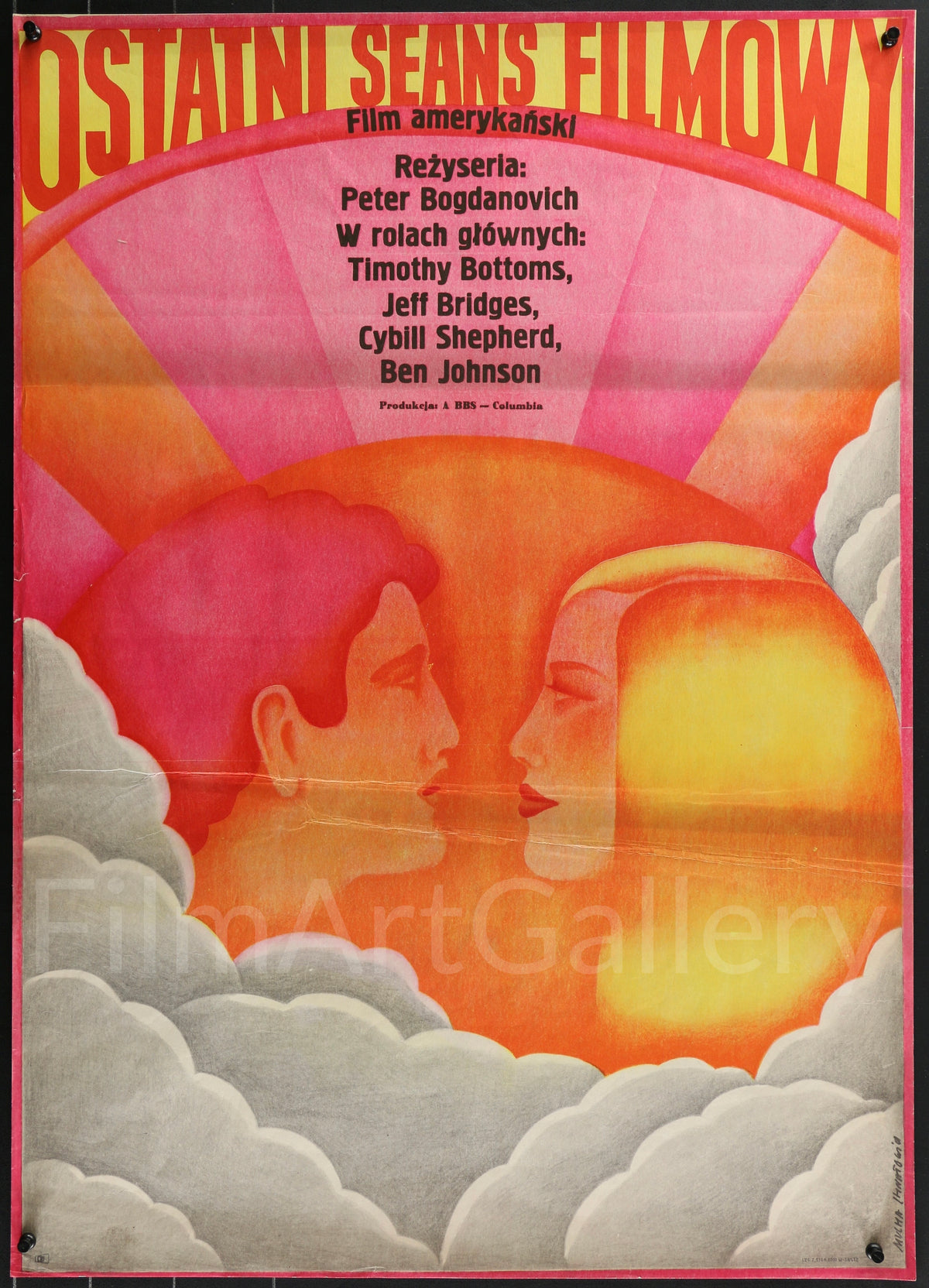 The Last Picture Show Original Vintage Movie Poster