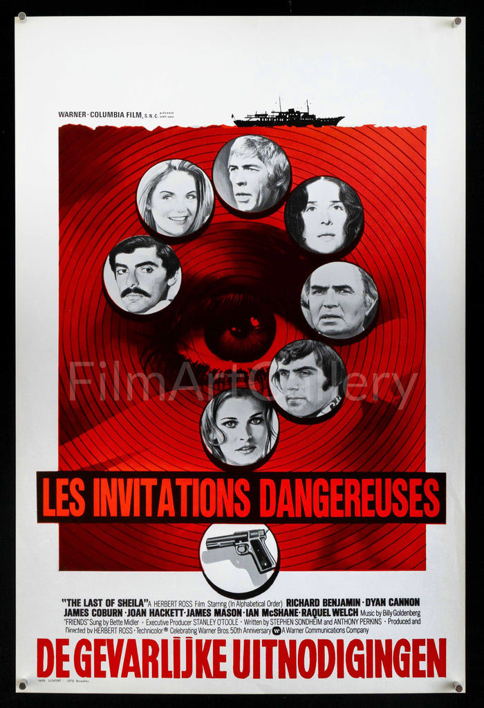 The Last of Sheila Original Vintage Movie Poster