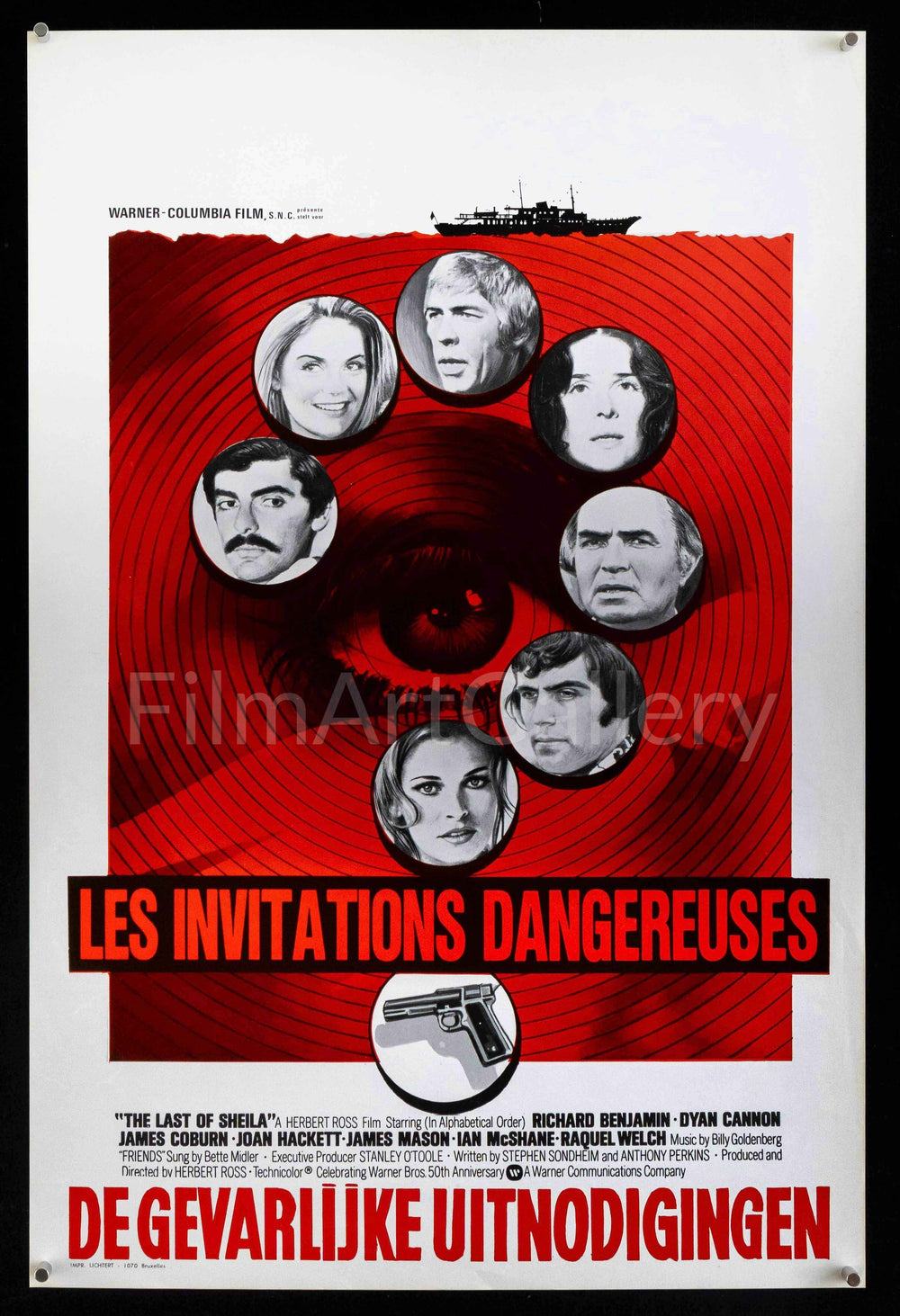 The Last of Sheila Original Vintage Movie Poster