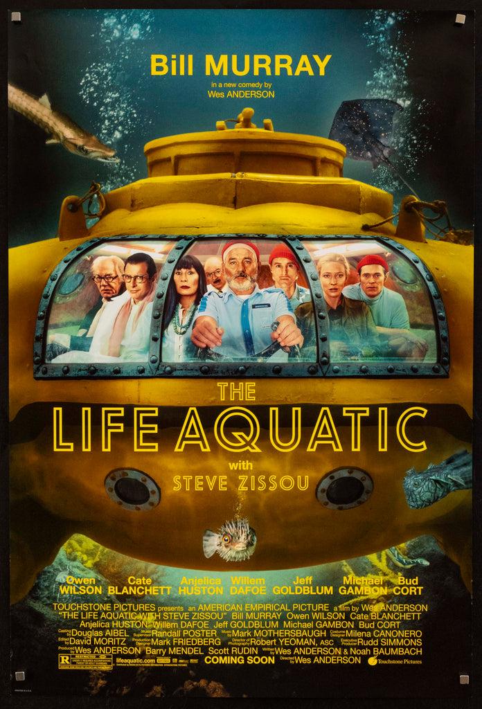 The Life Aquatic with Steve Zissou Original Vintage Movie Poster