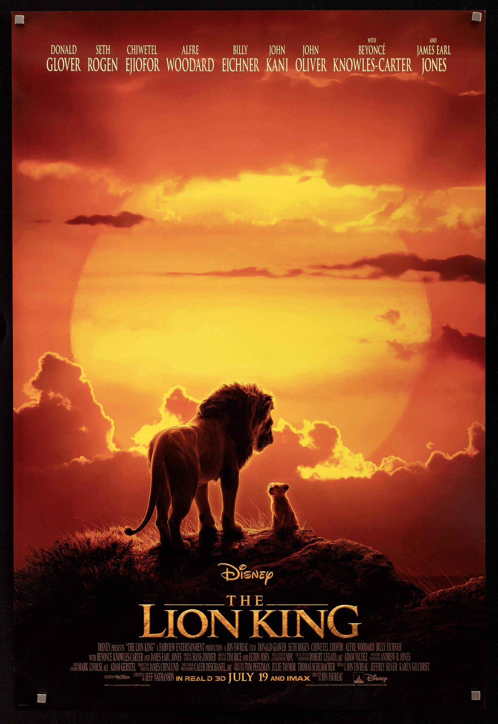 The Lion King Original Vintage Movie Poster