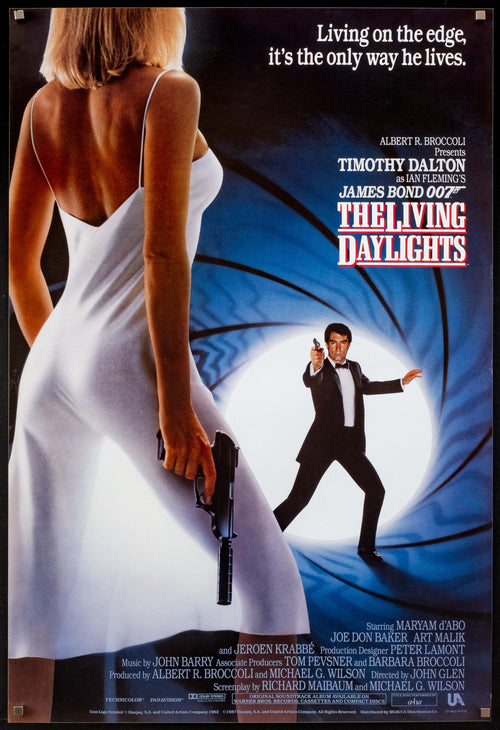 The Living Daylights Original Vintage Movie Poster
