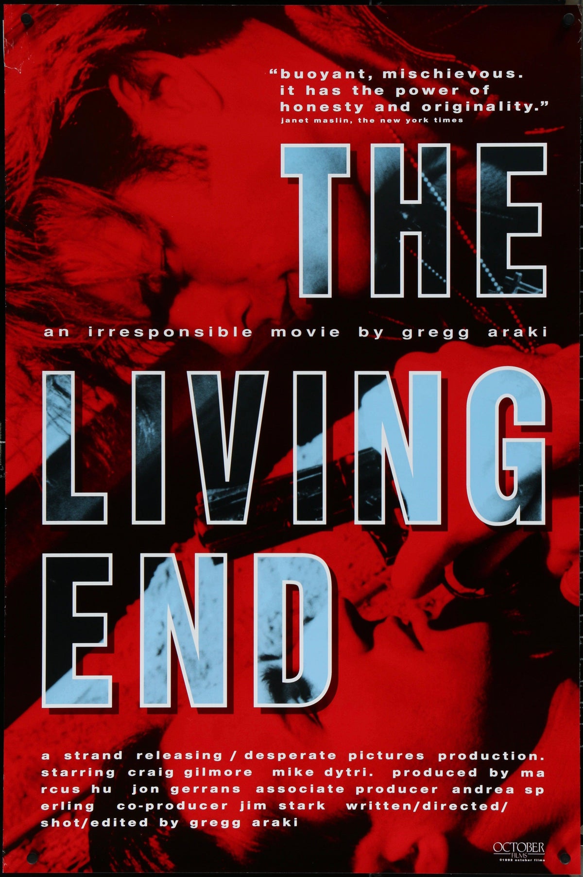 The Living End Original Vintage Movie Poster